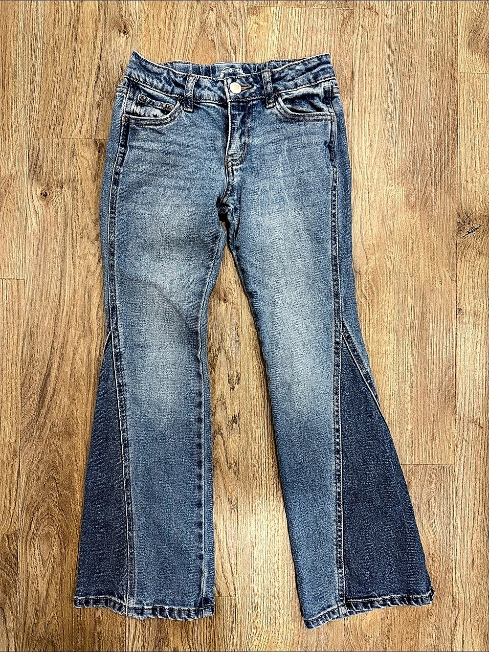 Girls Blue Flare Art Class Jeans, Like New